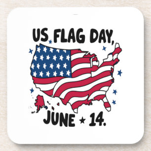 US-Flaggentag Amerikas 250. Geburtstag - US-Flagge Getränkeuntersetzer