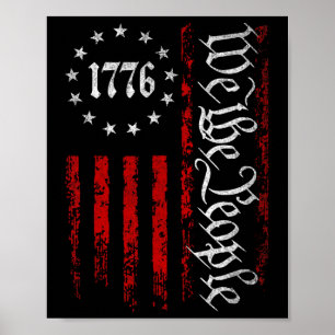 US-Flaggenverfassung des Vaterländischen V. Poster