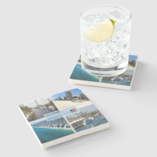 US Florida - Fort Lauderdale - The New River - Steinuntersetzer