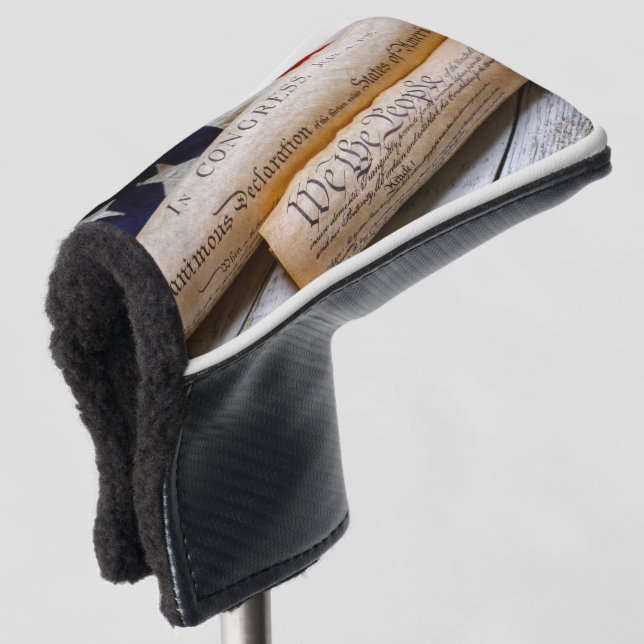 US Founding Documents Golf Headcover (3/4 Vorderseite)