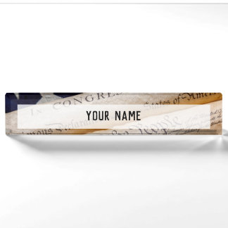 US Founding Documents Namensplakette