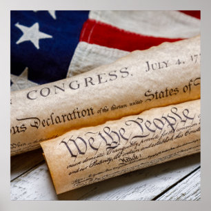 US Founding Documents Poster