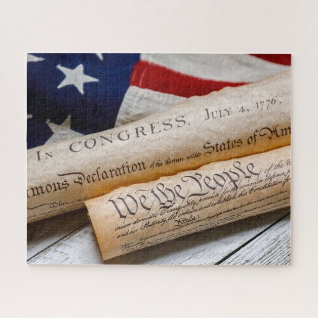 US Founding Documents Puzzle (Horizontal)