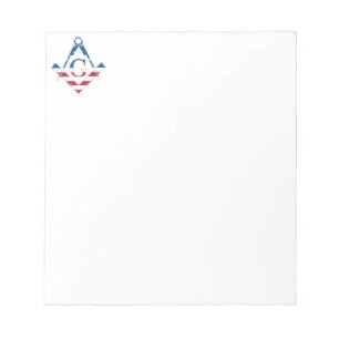 US Freemasonic Symbol Notizblock