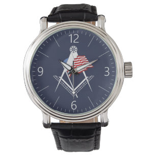 US-Freimaurersymbol Armbanduhr