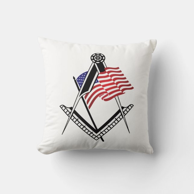 US-Freimaurersymbol Kissen (Vorderseite)