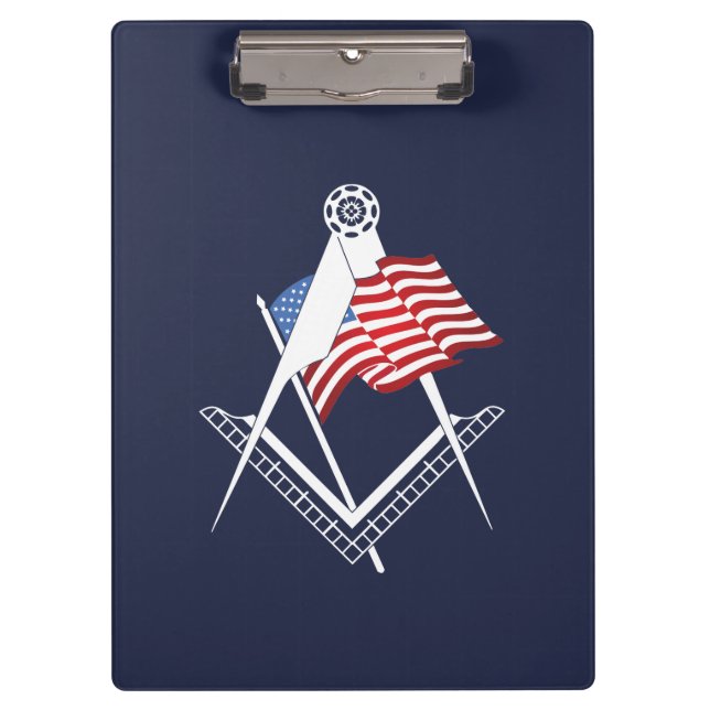 US-Freimaurersymbol Klemmbrett (Vorderseite)