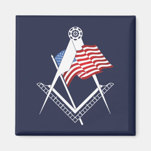 US-Freimaurersymbol Magnet