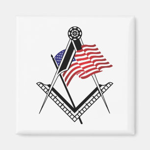 US-Freimaurersymbol Magnet