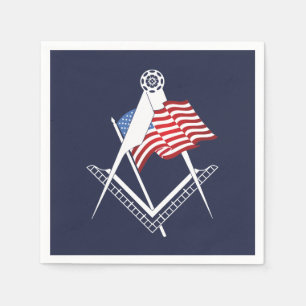 US-Freimaurersymbol Serviette