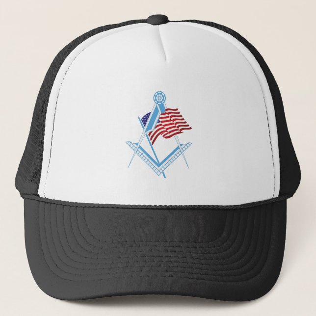US-Freimaurersymbol Truckerkappe (Vorderseite)