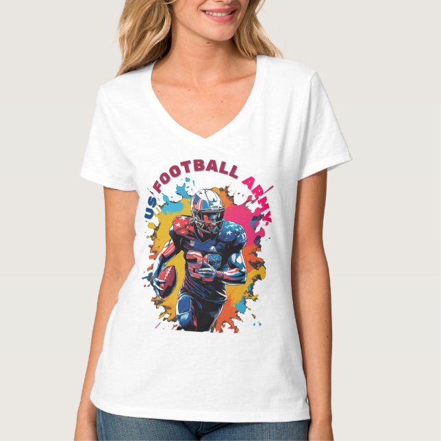 US-Fußballarmee T-Shirt (Vorderseite)