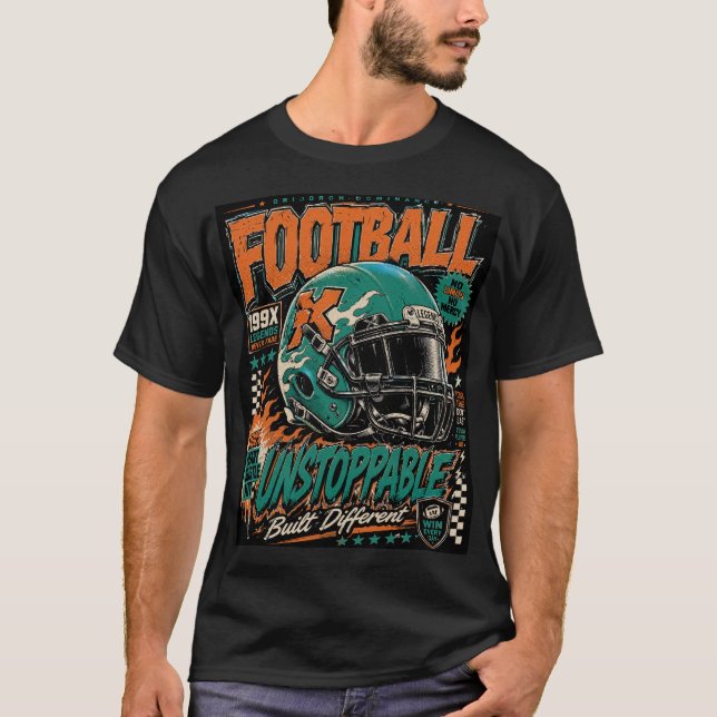 US-Fußbälle  T-Shirt (Vorderseite)
