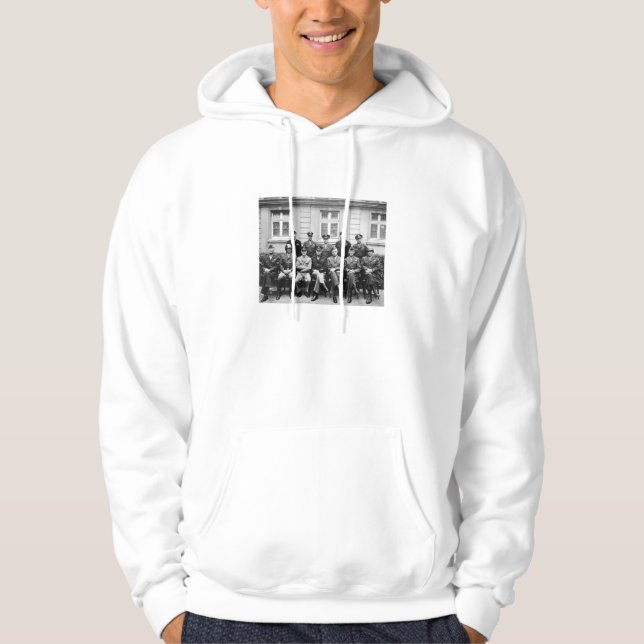 US-Generäle WWII -- Ike, Patton, Bradley Hoodie (Vorderseite)