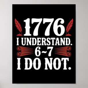 Us Geschichte 67 Lehrer 1776 250. Jubiläum Sechs S Poster