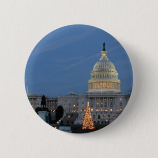 US-Hauptstadt, die WeihnachtsFoto feiert Button