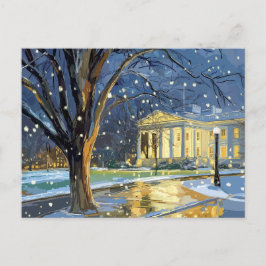 US Hauptstadt Hill Weihnachtspostkarte Postkarte