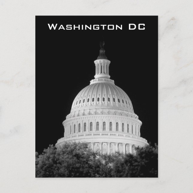 US-Hauptstadt Postkarte (Vorderseite)