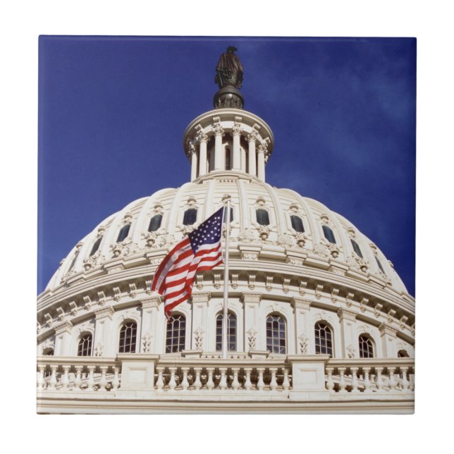 US-Hauptstadts-Gebäude, Washington DC Fliese (Vorderseite)