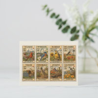 US Highway Stamps Retro Schreibwaren