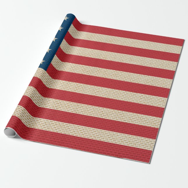 US-Imitate-Flagge Geschenkpapier (Ungerollt)