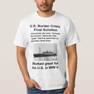 US-Immigration schwarz T-Shirt