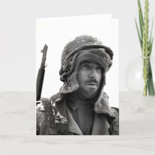 US-Infanterist im Zweiten Weltkrieg Karte