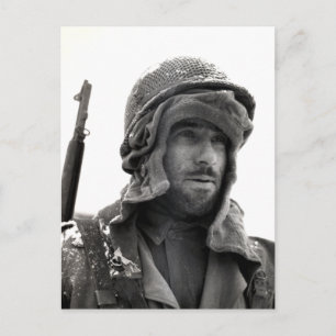 US-Infanterist im Zweiten Weltkrieg Postkarte
