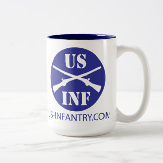 US-Infantry.com-Tasse Zweifarbige Tasse