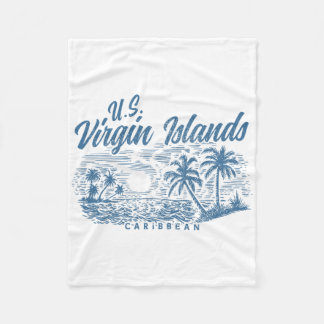 Us Jungferninseln Pride Beach Urlaub Usvi Vintag Fleecedecke