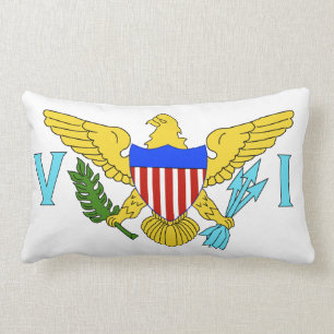 US-Jungferninselnflagge Lendenkissen