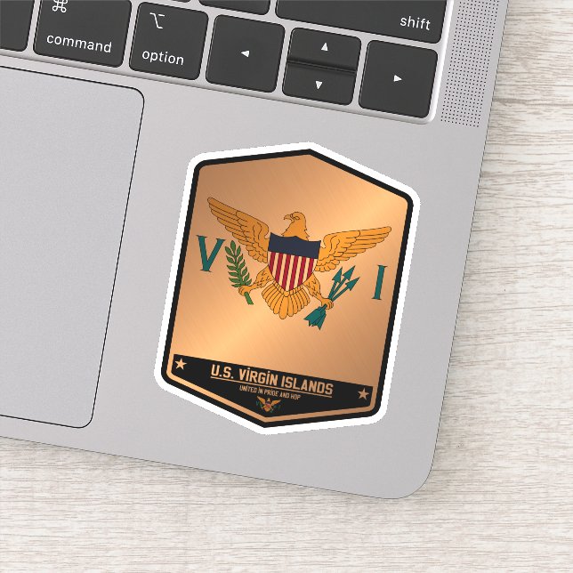 US-Jungfrau Aufkleber (Detail)