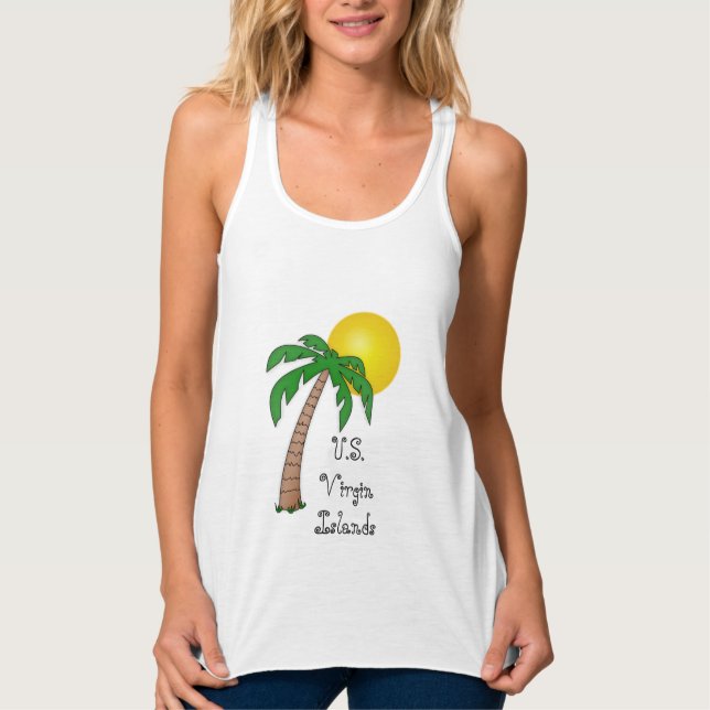 US-Jungfrau-Inseln - Tank Top (Vorderseite)
