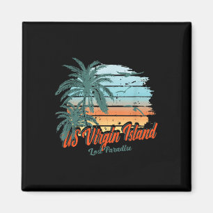 Us Jungfrau Island Beach St. Thomas Shirt Lost Par Magnet
