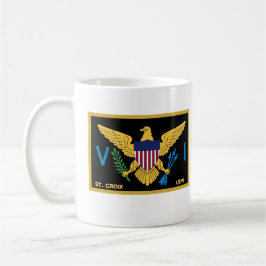 US Jungfrau Islands Flag St. Croix USVI Karibik Kaffeetasse