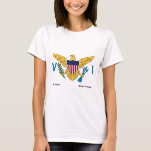 US Jungfrau Islands Flag St. Croix USVI T-Shirt