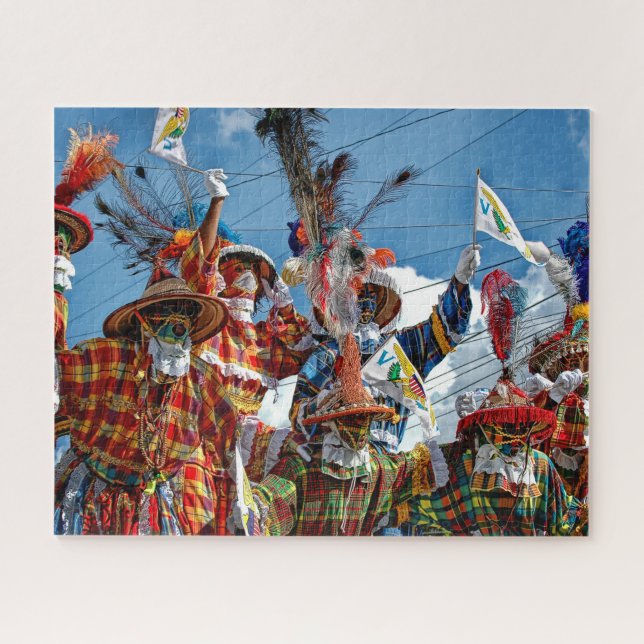 US Jungfrau Islands Moko Jumbie St. Croix USVI Puzzle (Horizontal)