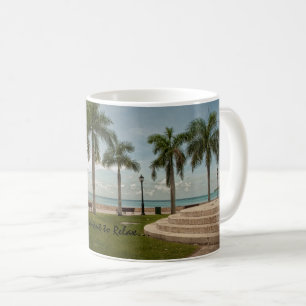 US Jungfrau Islands St. Croix Palm Trees Tropical Kaffeetasse