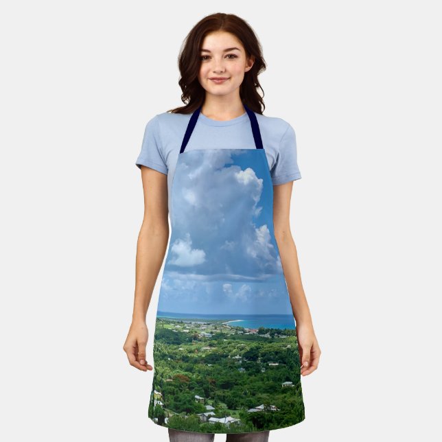 US Jungfrau Islands St Croix Sandy Point USVI Schürze (Getragen)