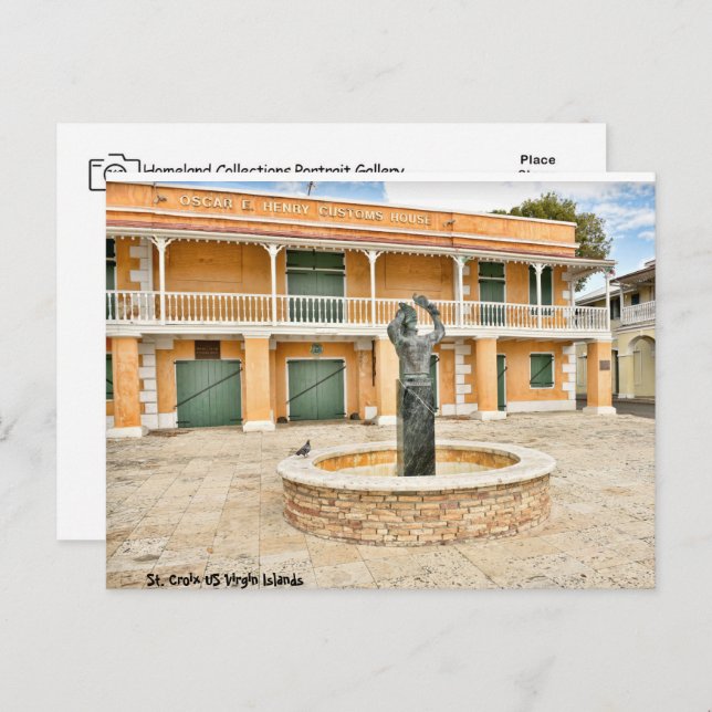 US Jungfrau Islands St. Croix USVI Karibik Postkarte (Vorne/Hinten)