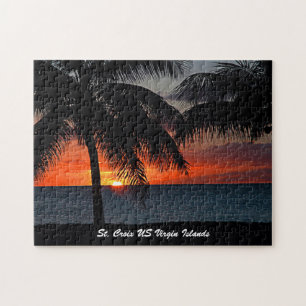 US Jungfrau Islands St. Croix USVI Sunset Tropical Puzzle
