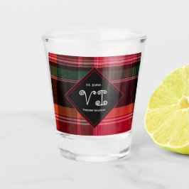 US Jungfrau Islands St John USVI Madras Tropical Schnapsglas