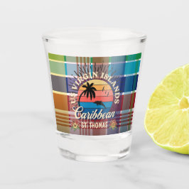 US Jungfrau Islands St. Thomas USVI Schnapsglas