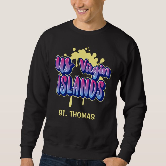 US Jungfrau Islands St. Thomas USVI Sweatshirt (Vorderseite)