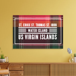 US Jungfrau Islands USVI Madras Tropical Leinwanddruck