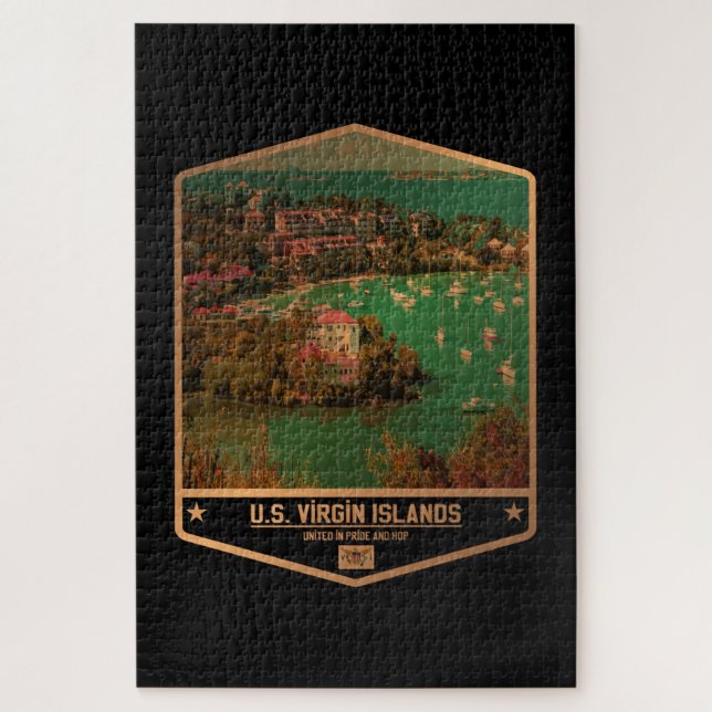 US-Jungfrau Puzzle (Vertikal)