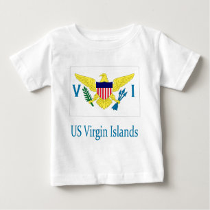 US-Jungfrauen Baby T-shirt