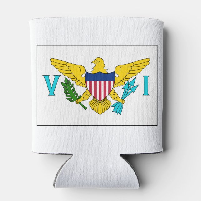 US-Jungfrauen Dosenkühler (Rückseite)