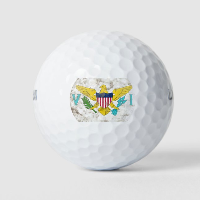 US-Jungfrauen Golfball (Vorderseite)