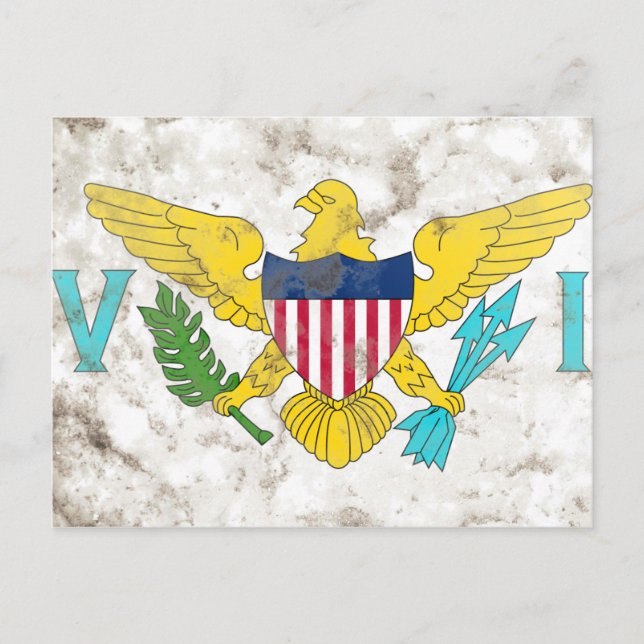 US-Jungfrauen Postkarte (Vorderseite)